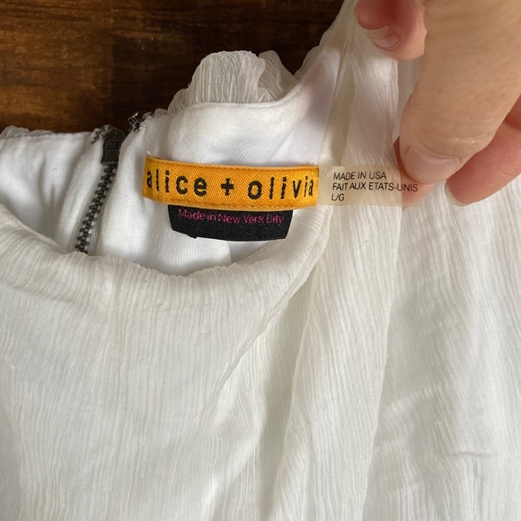 Alice + Olivia Chiffon bodysuit, size L - Picture 4 of 6